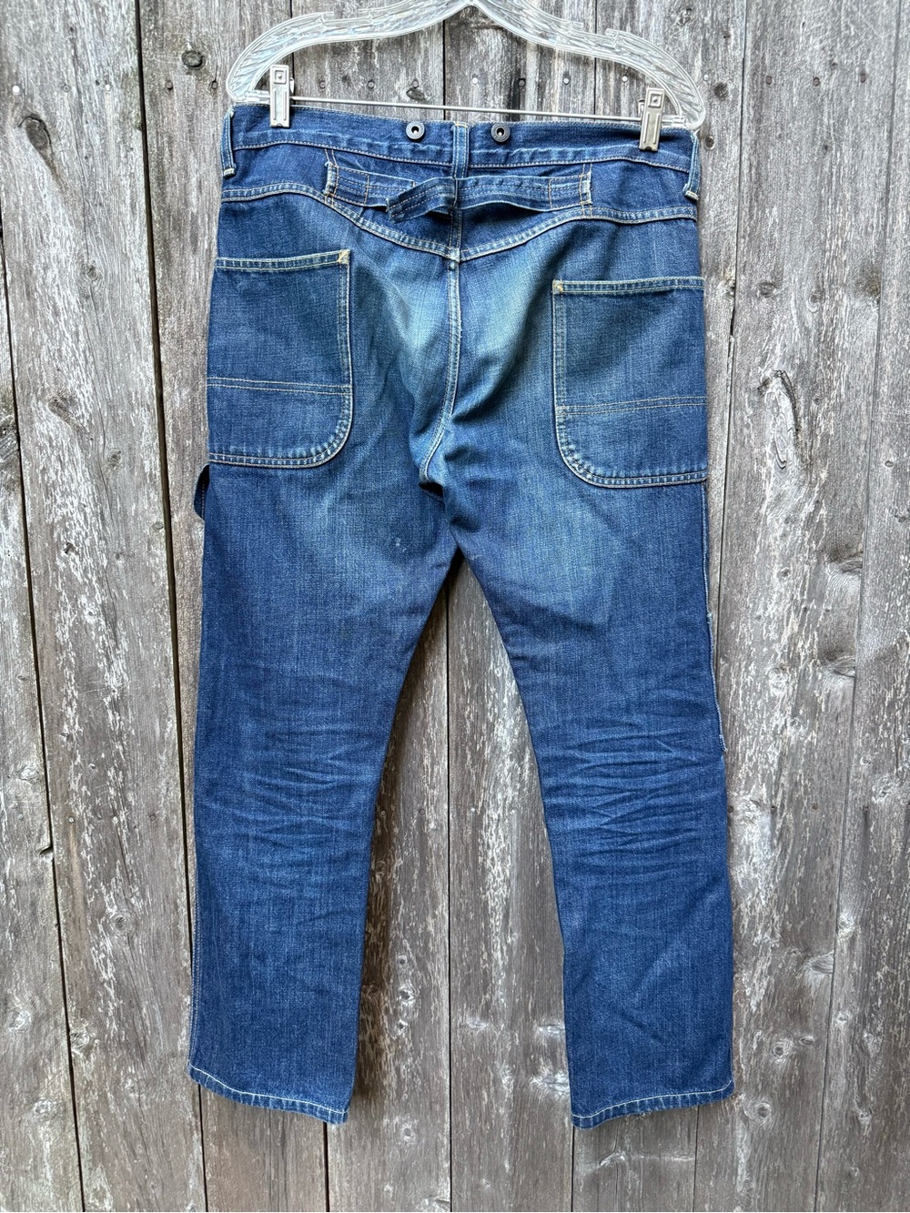 Junya Watanabe x Comme des Garçon MAN Dark Blue Denim Carpenter Jeans M AD2009 - Picture 12 of 16